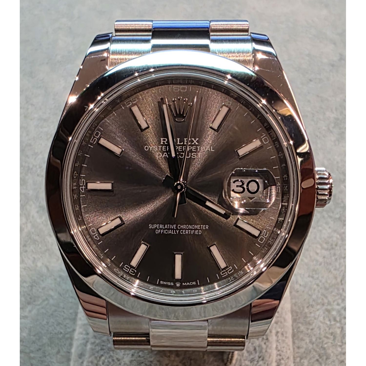 Datejust ii acero esfera gris 41mm.  