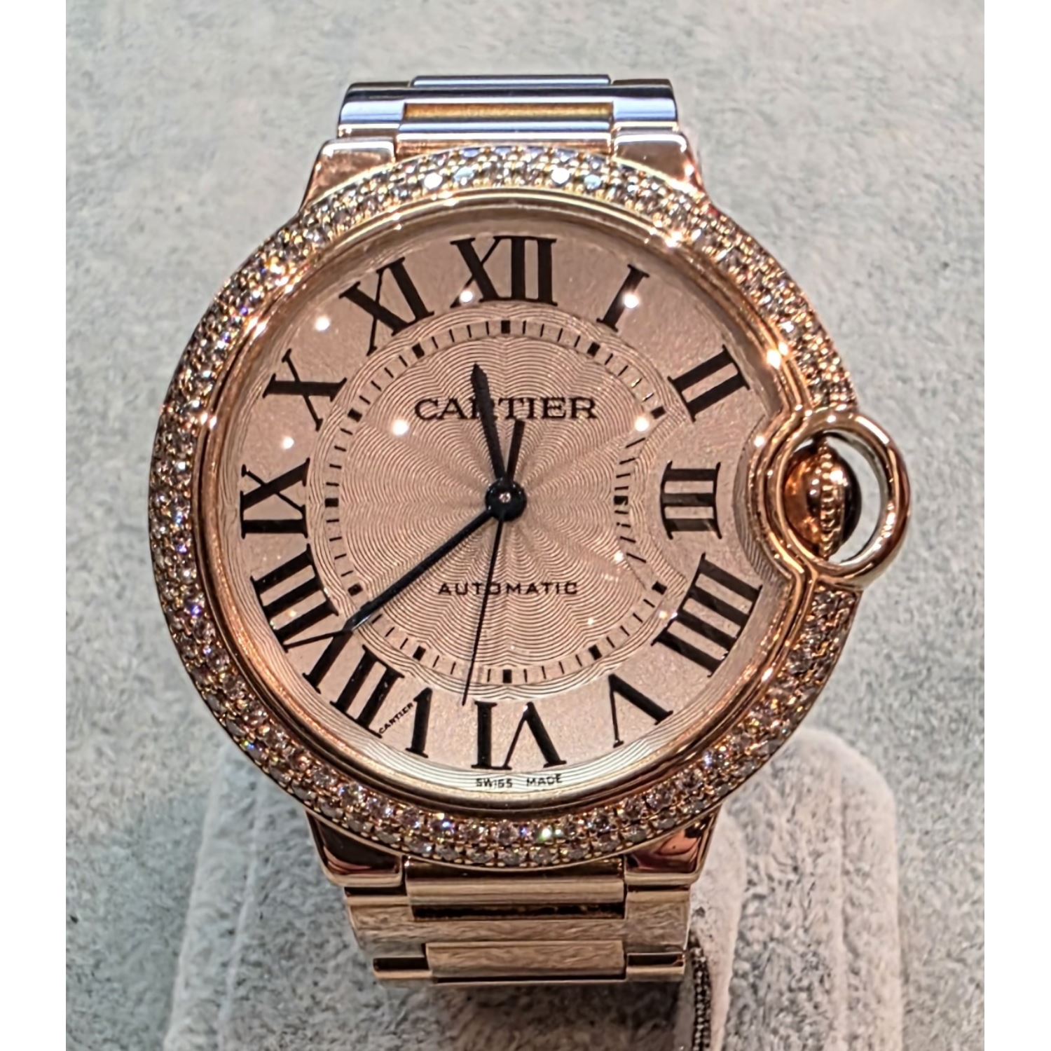 Ballon bleu oro rosa brillantes 36mm.   