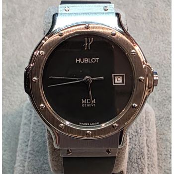HUBLOT<BR>CLASSIC SEÑORA ACERO QUARTZ 28MM. · ref.: 1391.1