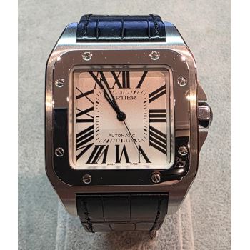 CARTIER<BR>SANTOS 100 XL ACERO 38MM. · ref.: 2656