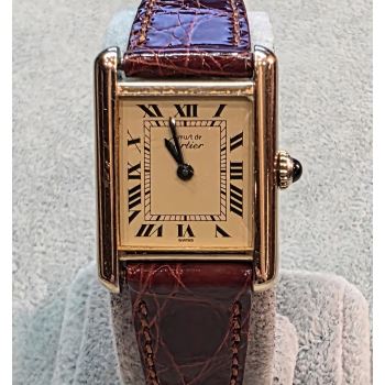 CARTIER<BR>MUST DE CARTEIR CUERDA MANUAL ARGENT 2... · ref.: 