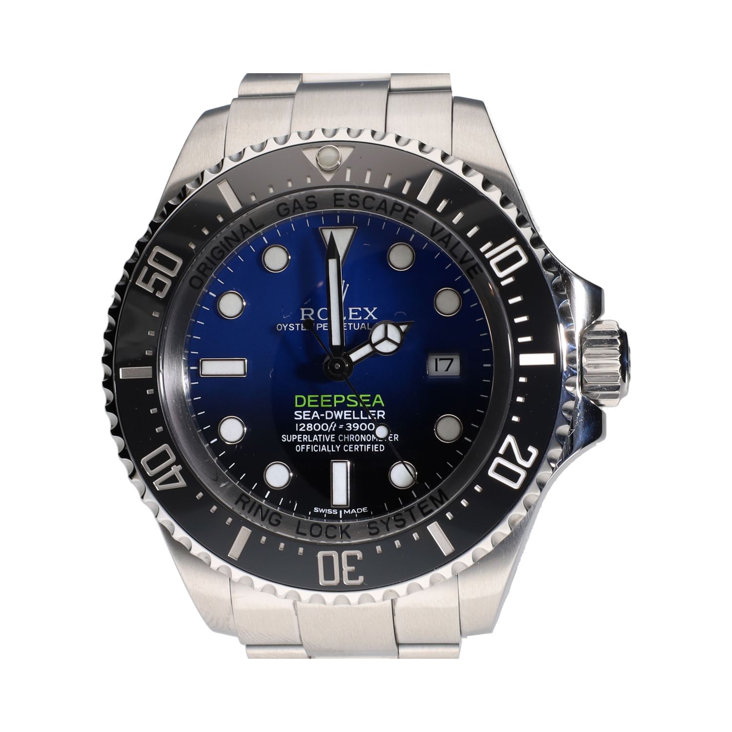 Sea-dweller deepsea acero blue 43mm.   