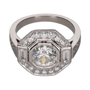 ANILLOS / SORTIJAS<BR>SORTIJA EN ORO BLANCO CON BRILLANTES. ... · ref.: PRESENTA CERTIFICADO...