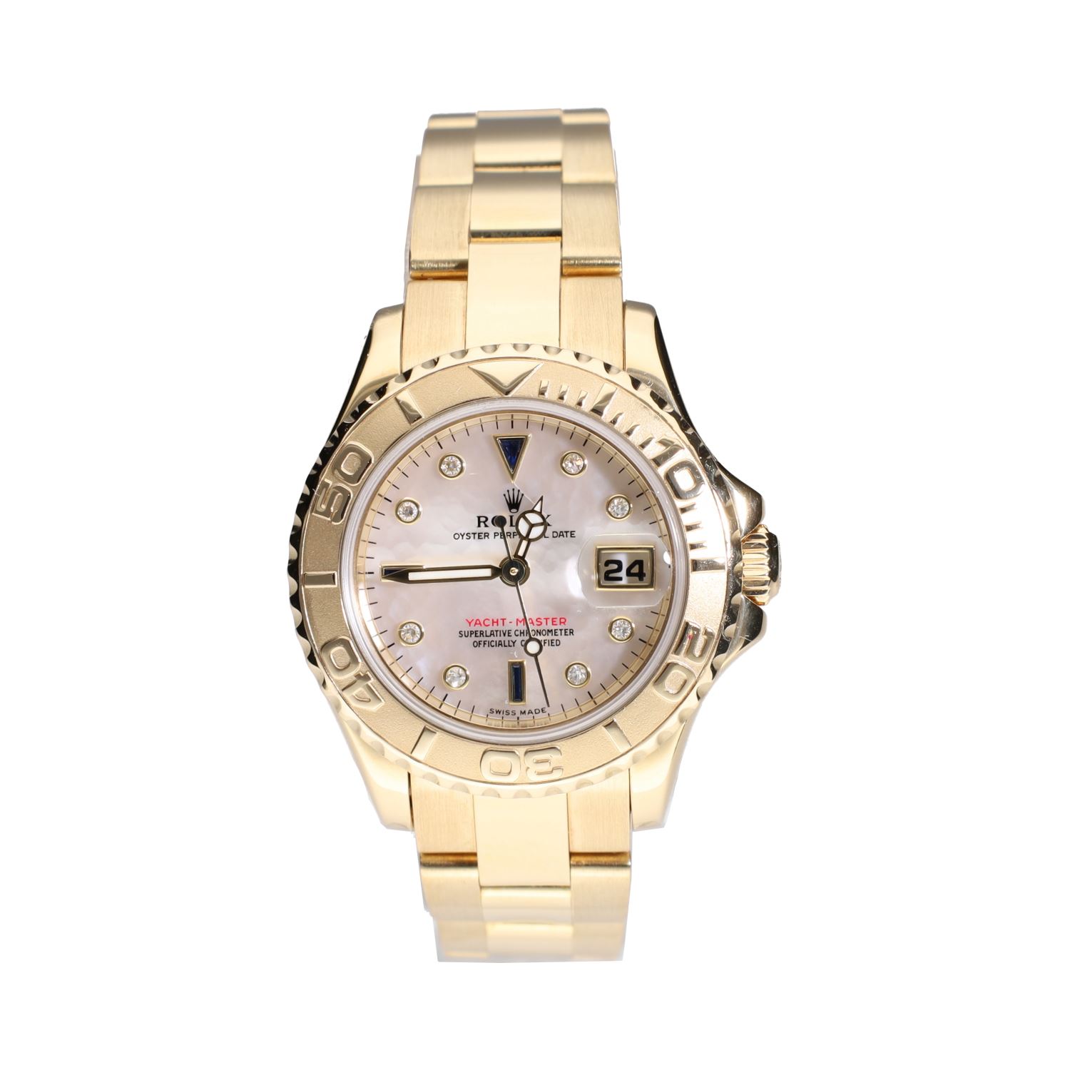 Yacht-master oro amarillo madreperla 29mm.   