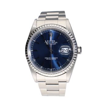 ROLEX<BR>DATEJUST ACERO OYSTER ESFERA AZUL 36MM... · ref.: 16220