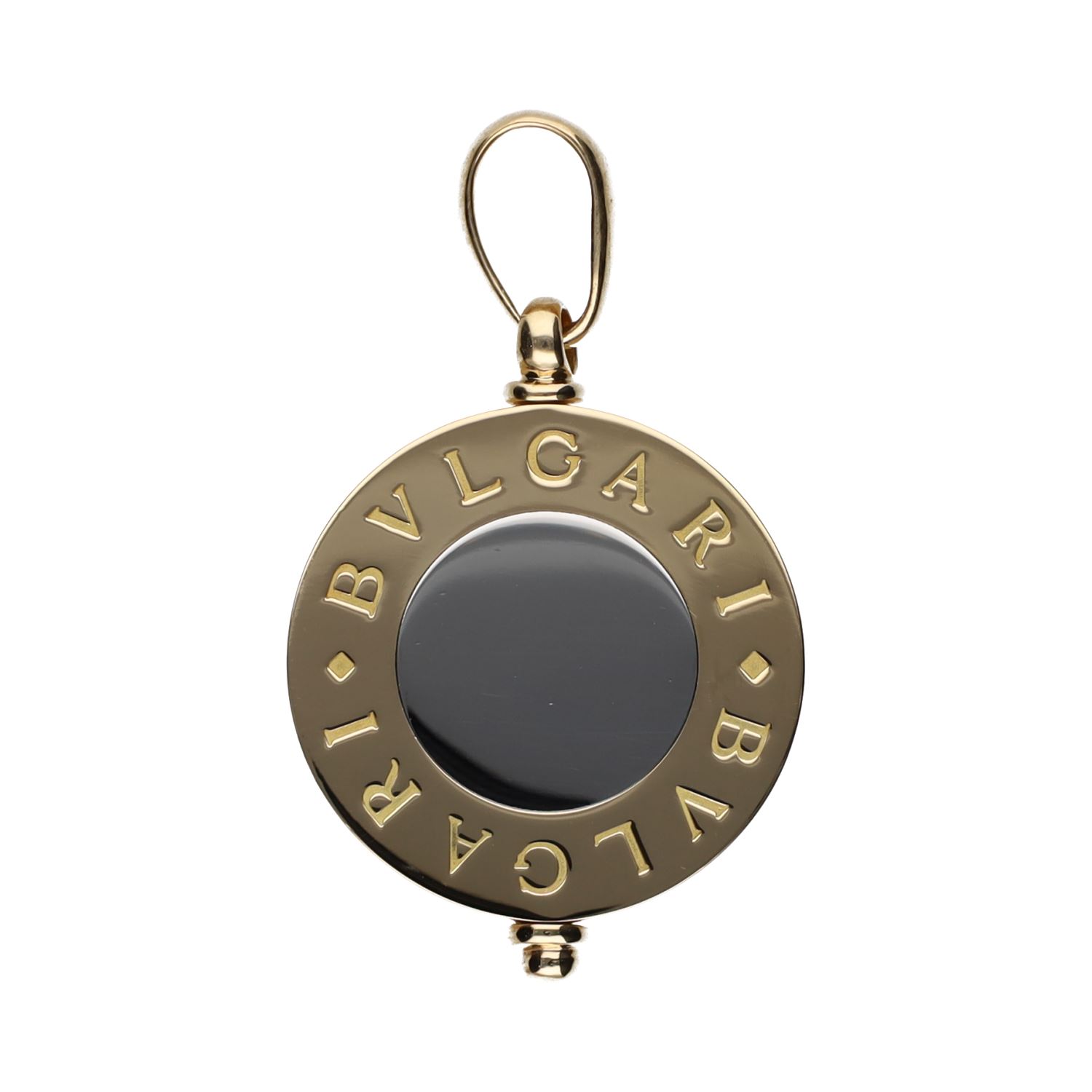 Colgante bulgari bulgari en oro amarillo y acero.