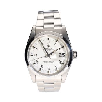 ROLEX<BR>OYSTER PERPETUAL DATE ACERO PLEXI 34MM... · ref.: 1500
