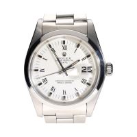 Oyster perpetual date acero plexi 34mm.   