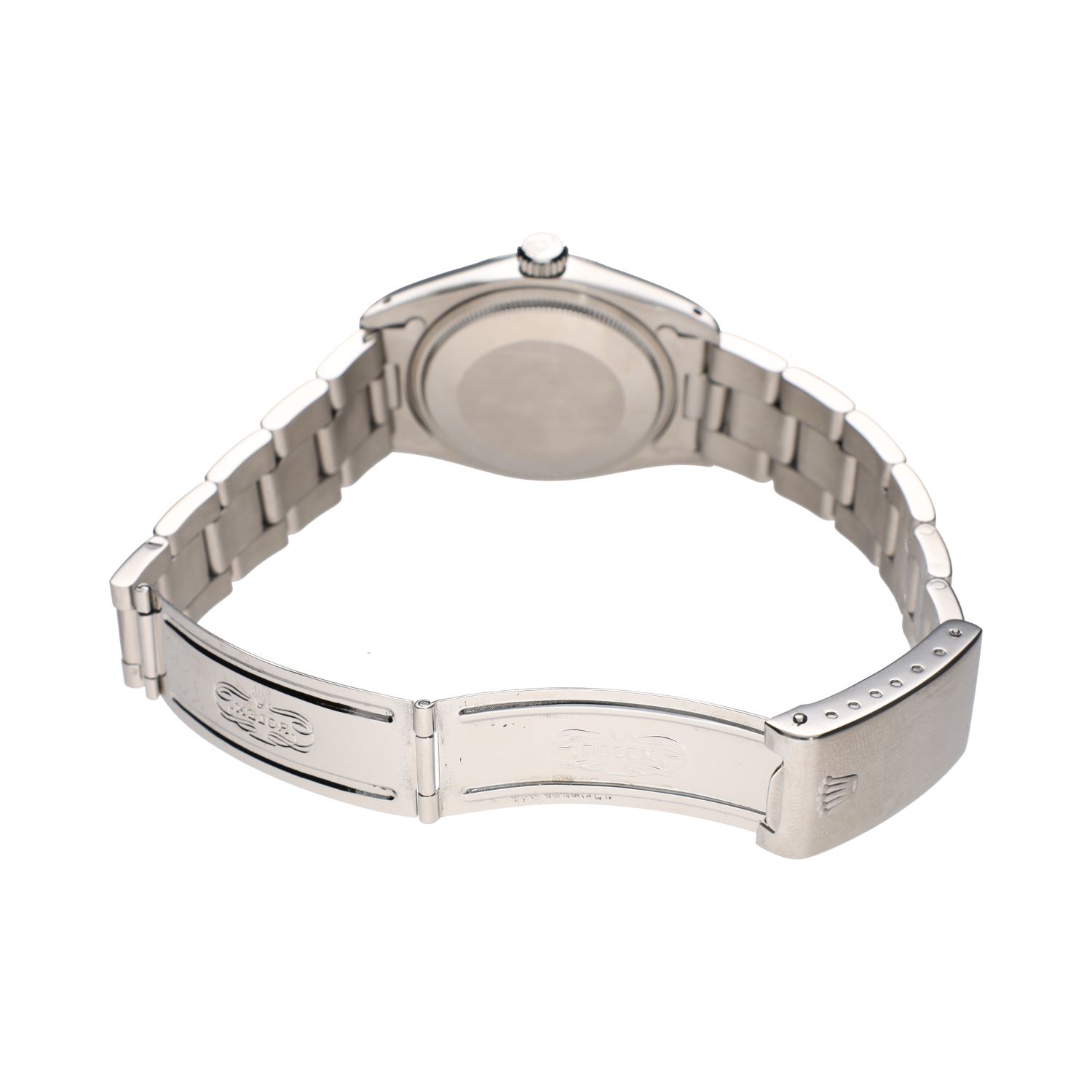 Oyster perpetual date acero plexi 34mm.   