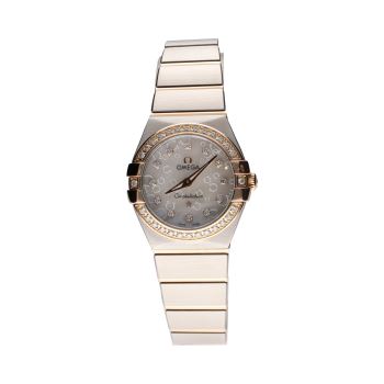 OMEGA<BR>CONSTELLATION DIAMONDS ACERO Y ORO ROS... · ref.: 12325246055009