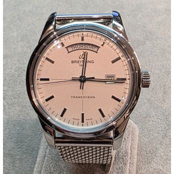 BREITLING<BR>TRANSOCEAN DAY DATE ACERO 43MM. · ref.: A4531012