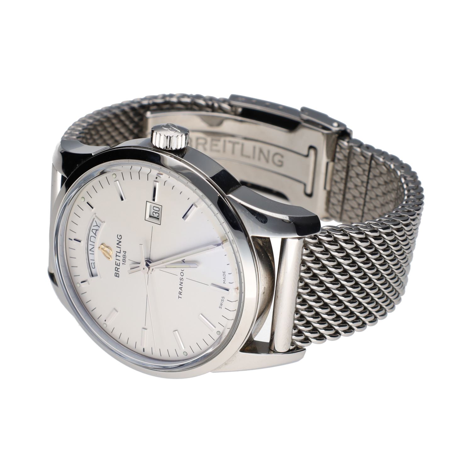 Transocean day date acero 43mm.   