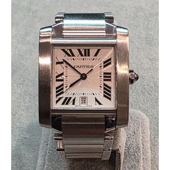 CARTIER<BR>TANK FRANCES ACERO AUTOMÁTICO CABALLER... · ref.: 2302