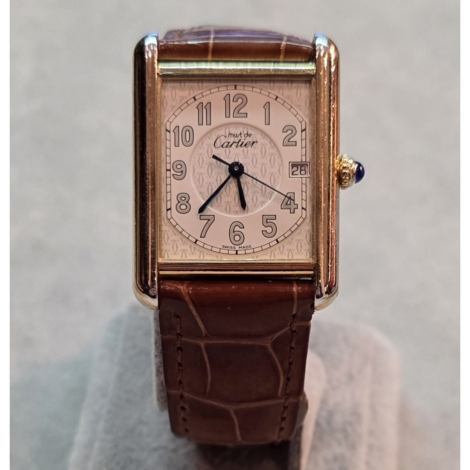 Must de cartier plata argent quartz.   