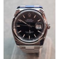 ROLEX<BR>DATEJUST ACERO OYSTER ESFERA NEGRA 36M...