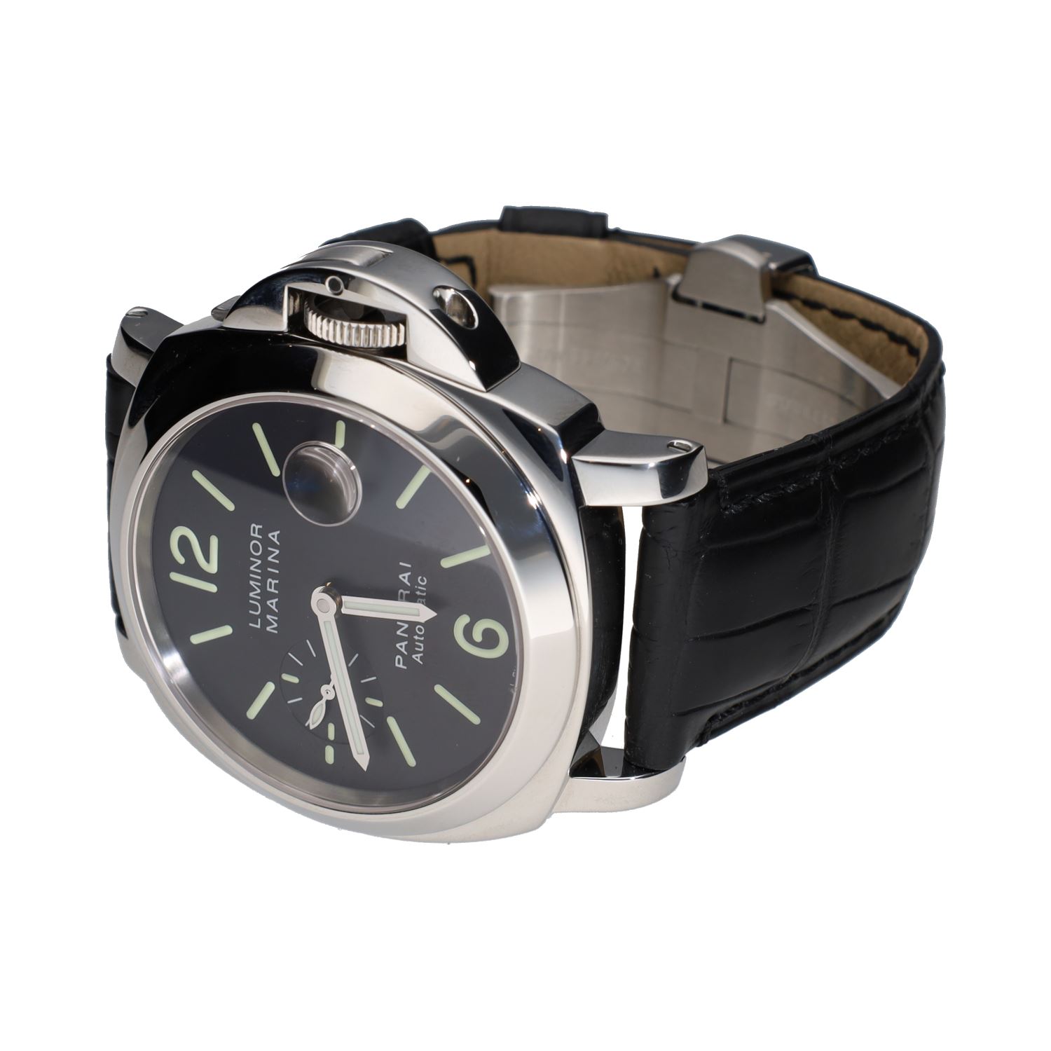 Luminor marina acero cuero 44mm.   