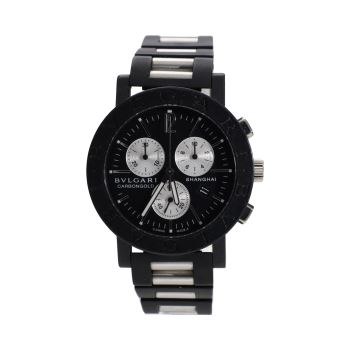 BULGARI<BR>CARBONGOLD CHRONOGRAPH SHANGHAI 38MM. ... · ref.: BB38CLCH