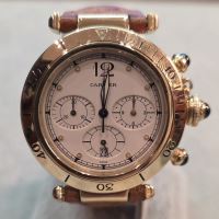 CARTIER<BR>PASHA ORO AMARILLO QUARTZ 38MM.