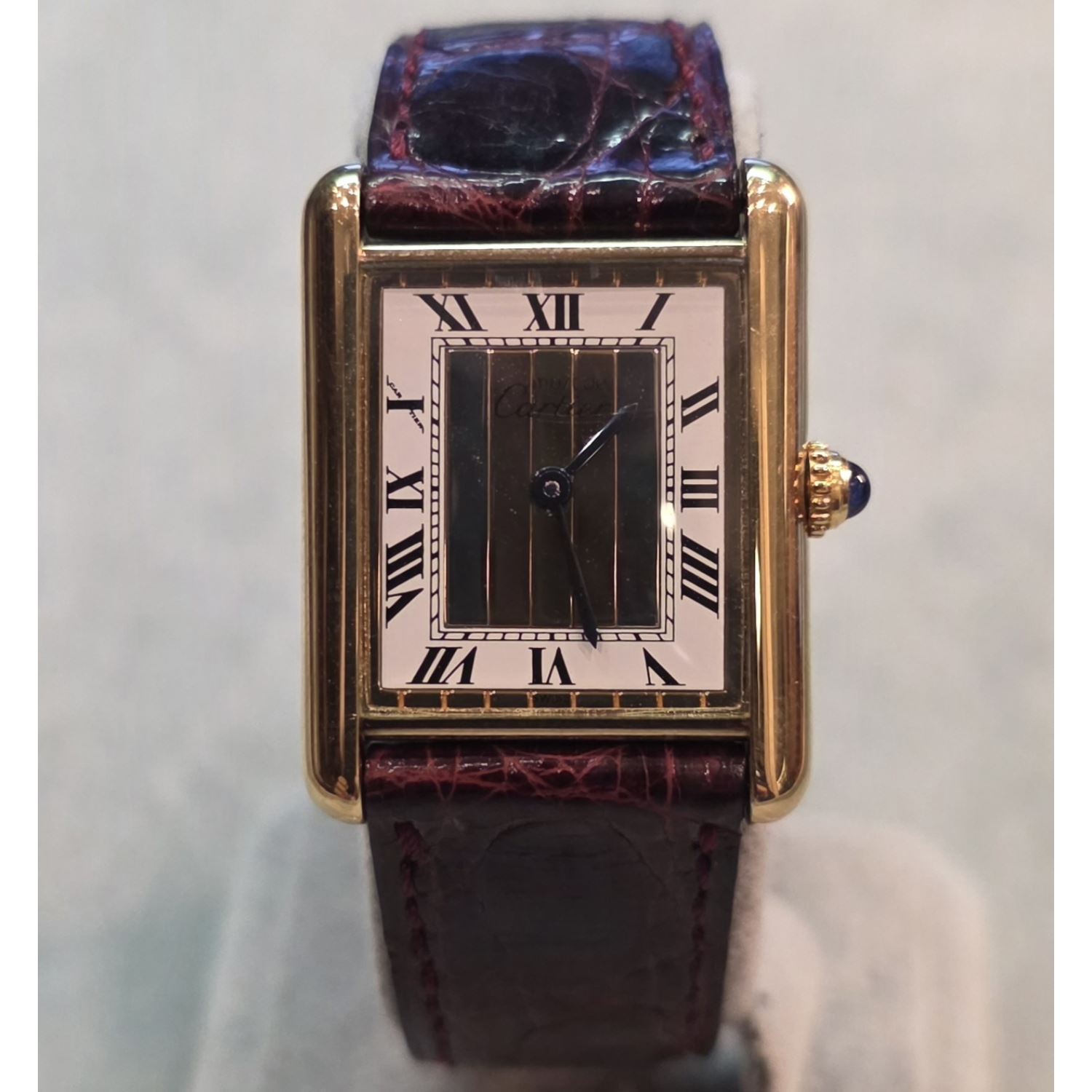 Must de cartier plata vermeil quartz 23mm.   