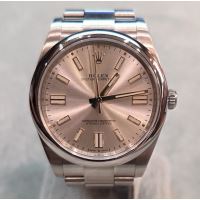 Oyster perpetual acero esfera plata 41mm.   