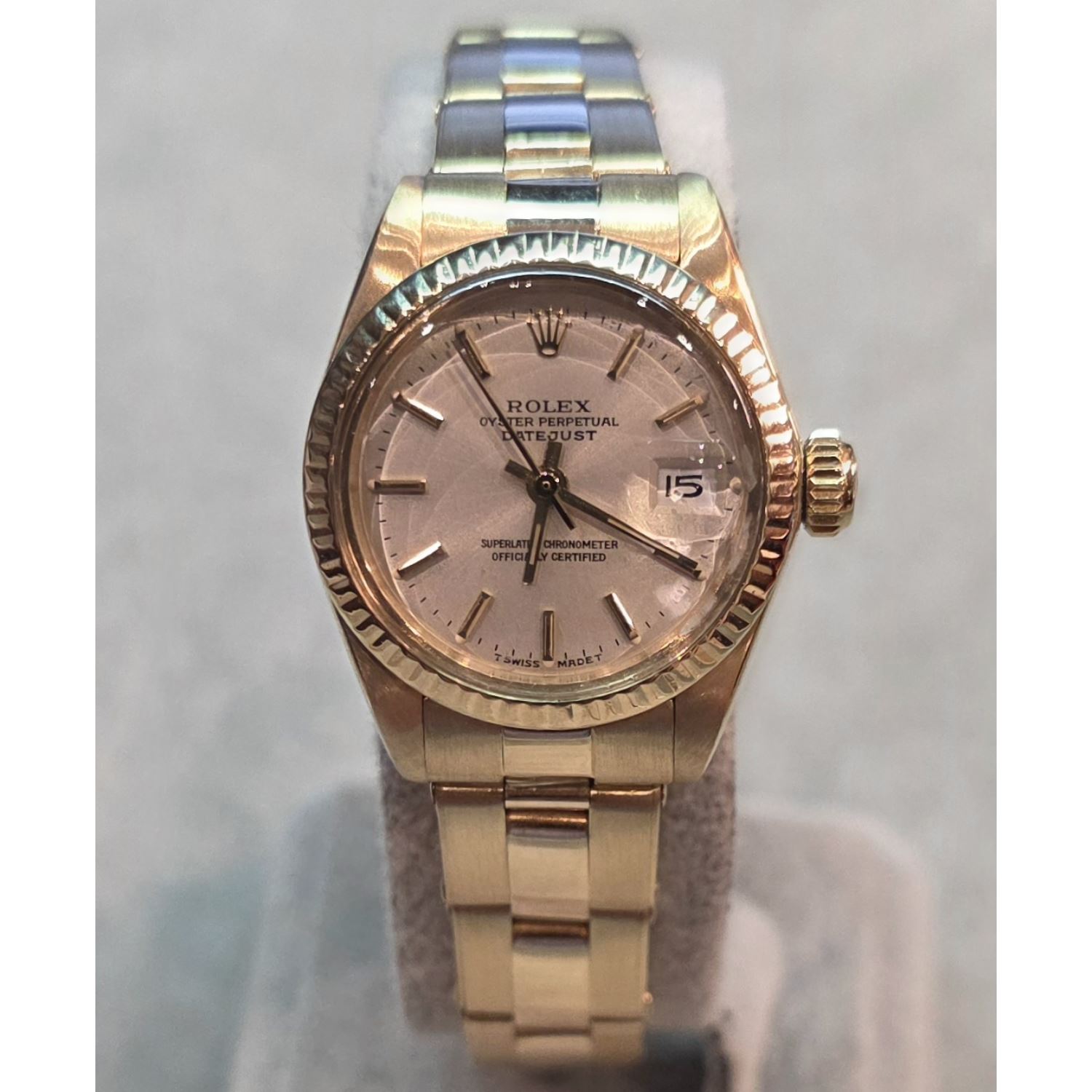 Datejust lady oro amarillo plexi 26mm.   